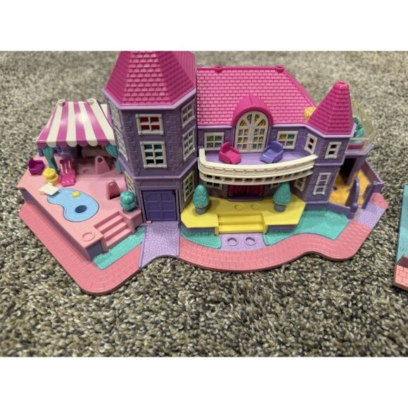 Vintage Polly Pocket Church And Mansion *no People* - Picture 3 of 5